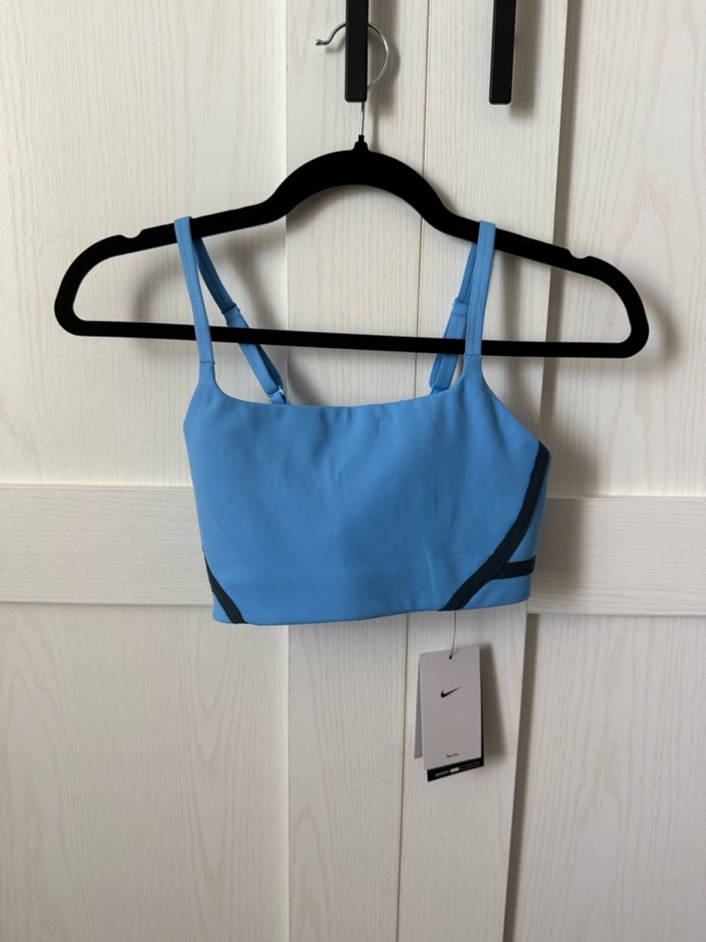 Nike Blue Strappy Low-Impact Sports Bra